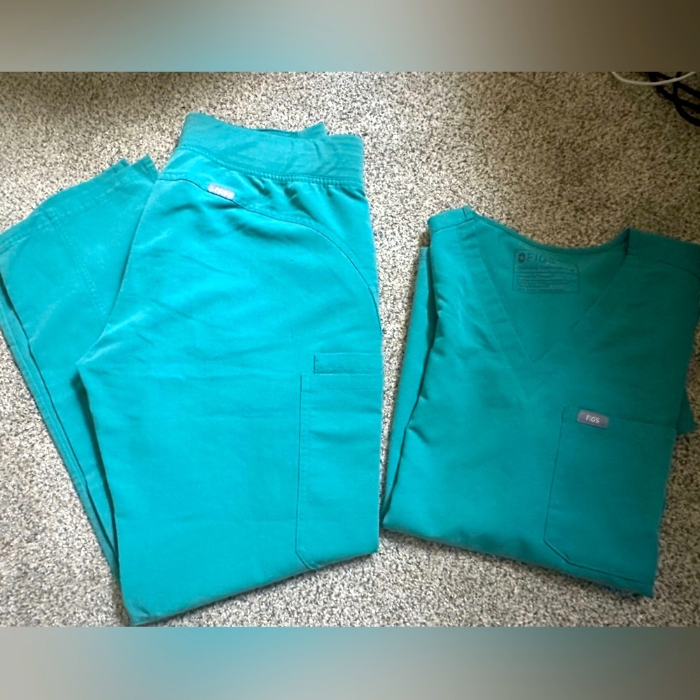 Figs scrub set color cactus size M top size M bottom
